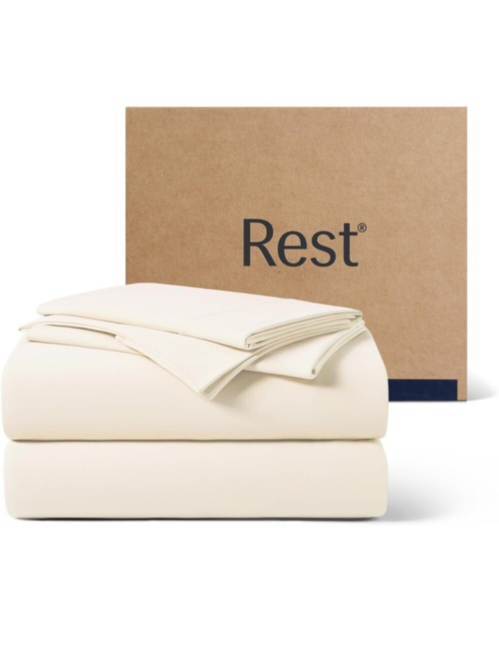 REST® Evercool®+ Cooling Sheet Set for Hot Sleepers,Night Sweats King Snow Ivory